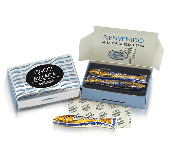 Box of chocolate sardines