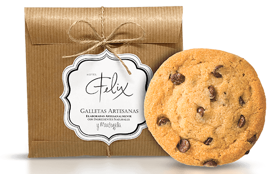 Cookie in recycled paper bag