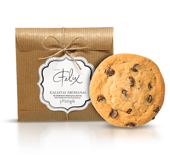 Cookie in recycled paper bag