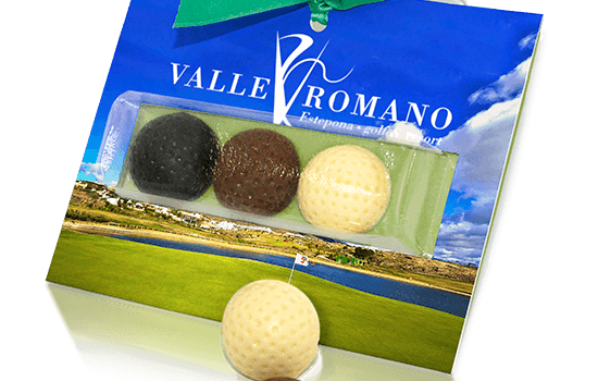 Diptych with 3 golf balls