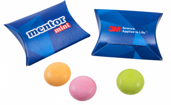 Mentos Drops in Pillow Box