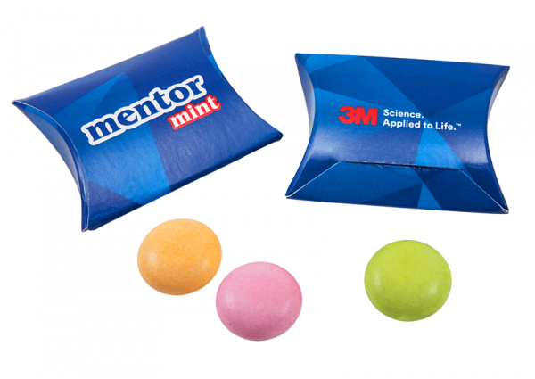 Mentos Drops in Pillow Box