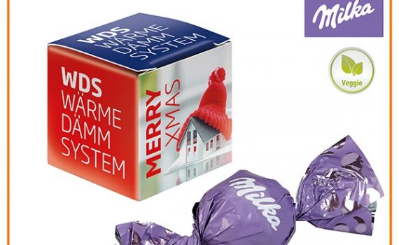 Mini Promo-Cube with Milka Chocolate Ball