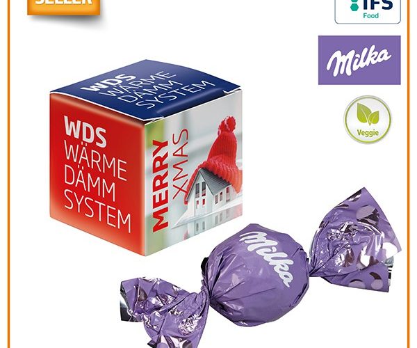 Mini Promo-Cube with Milka Chocolate Ball