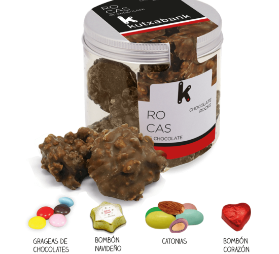 Promotional chocolate rocks
