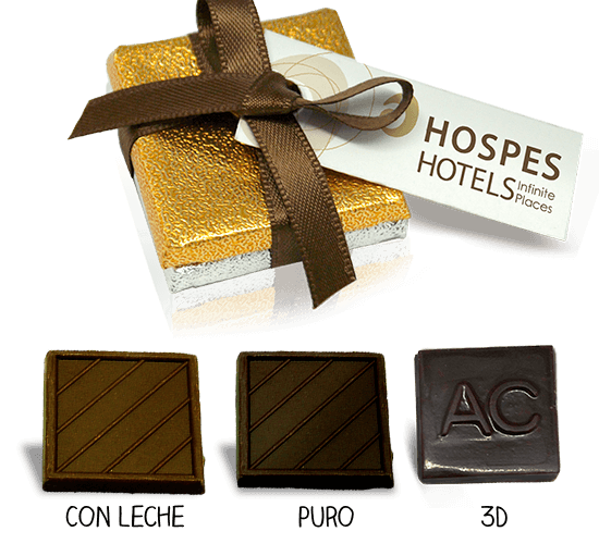 Promotional pack 2 chocolate neapolitans of 5g