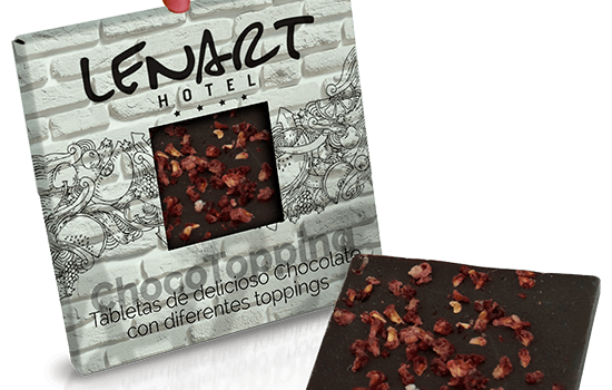 Tablet with box toppings