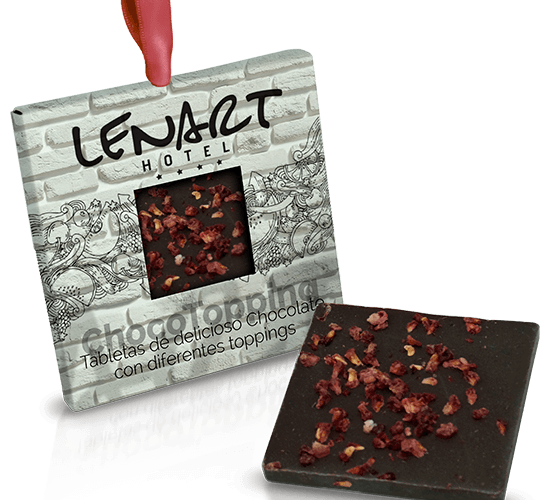 Tablet with box toppings