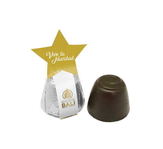 Chocolate with Christmas message