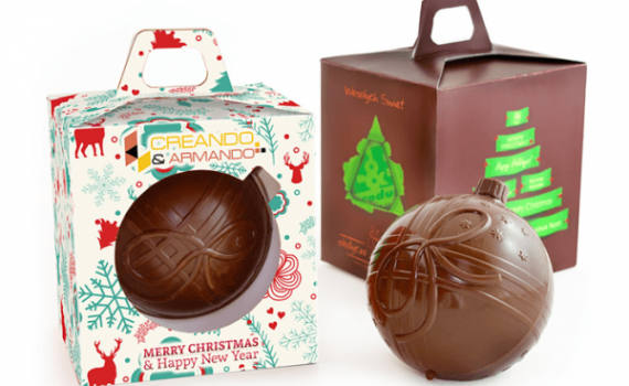 Christmas Bauble in Box with Grip