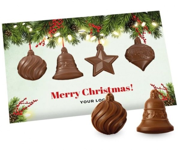 Christmas Card with Baubles