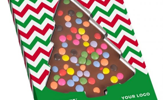 Christmas Choco Tree with sprinkles