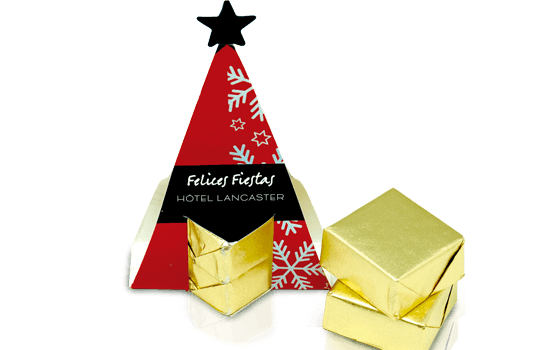 Christmas holder with fir tree shape