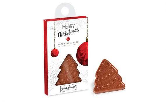 Christmas tree hanger with choco
