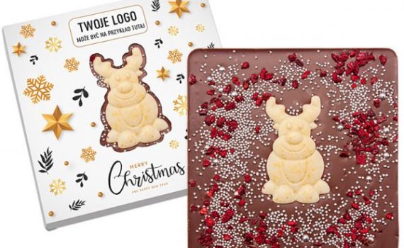 Decorated Chocolate with Reindeer