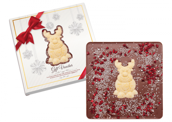 Decorated Chocolate with Reindeer