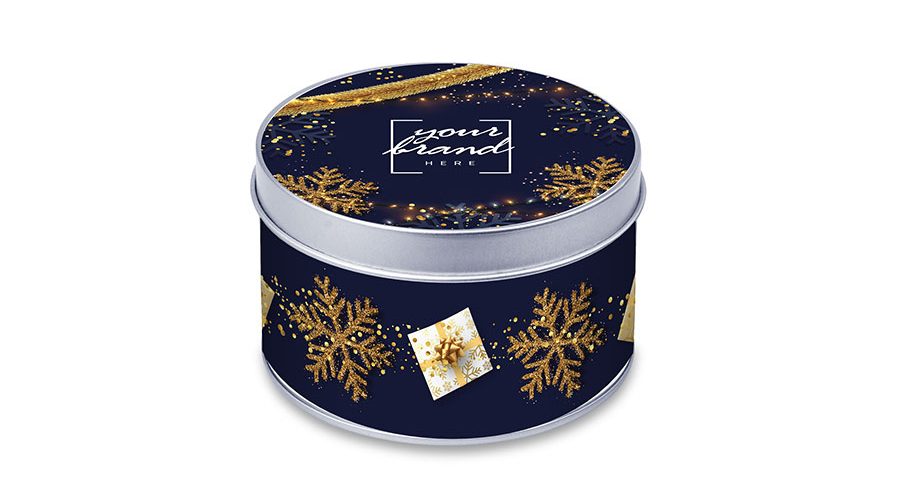 Promotion mini tin of sweets