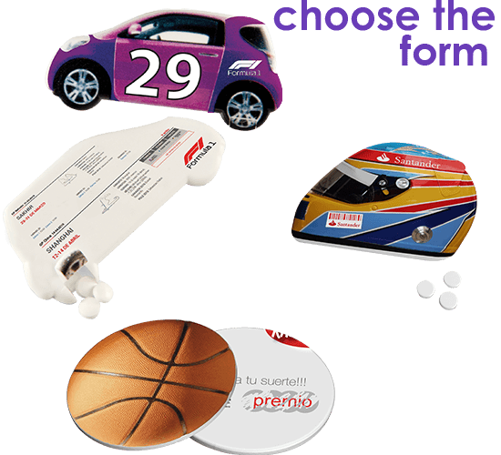 Promotional dispenser box with mints