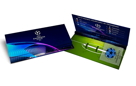 Sport flyer with a sweet