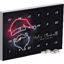 Almonds in silver glaze, ca. 85g, advent calendar mini