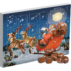 Chocolate coconut bites, ca. 80g, advent calendar mini