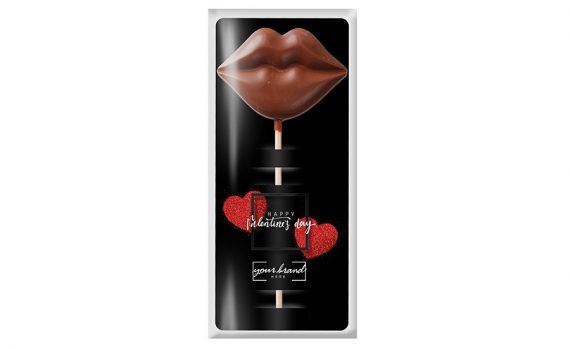 Chocolate lips