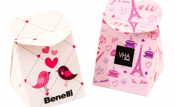 Chocolates in Heart Boxes