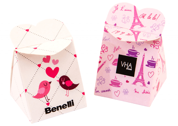 Chocolates in Heart Boxes