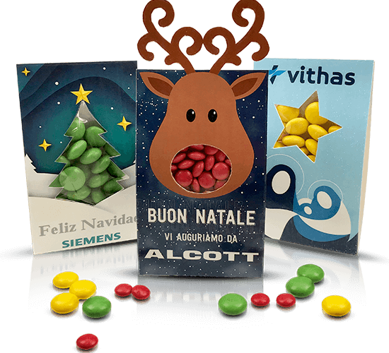 Christmas chocolate card