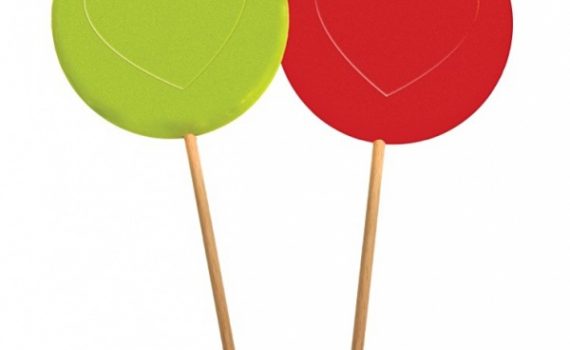 Colorful Lollipop with heart