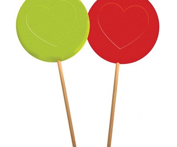 Colorful Lollipop with heart