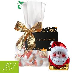 Organic mini Santa Claus, ca. 40g, midi pouch