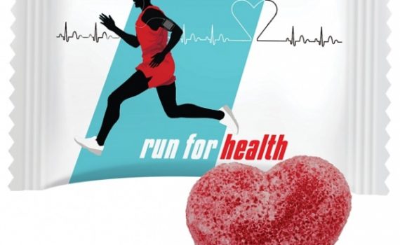 Promotional Jelly Pack Heart