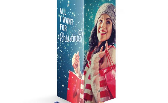 Tower Advent Calendar with Mini Chocolate Balls