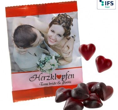 Cassis Fruit Juice Gum Hearts