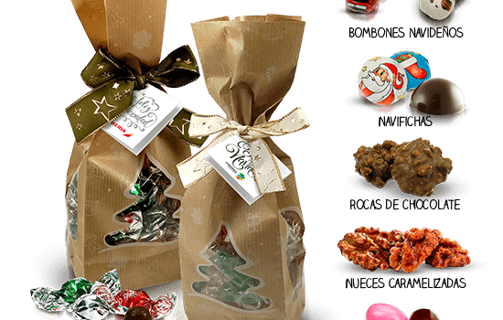 Christmas kraft bag