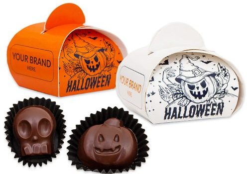 Halloween Chocolates in Coffer Boxes