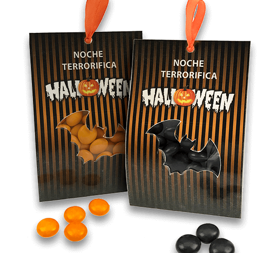 Halloween chocolate card