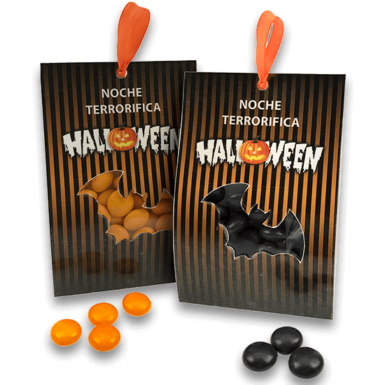 Halloween chocolate card
