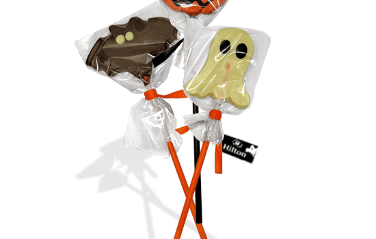 Halloween chocolate lollipops