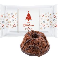 Mini choco ring Christmas cake, 15g