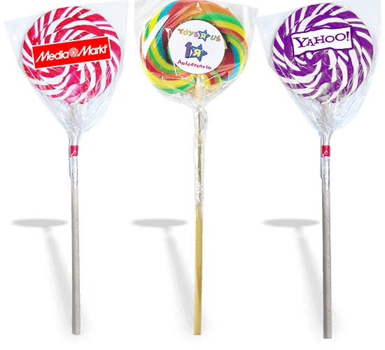 Rainbow lollipop