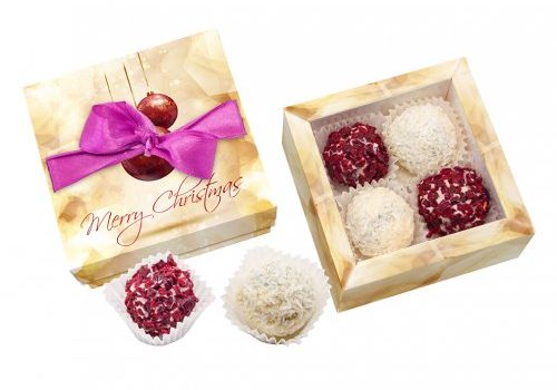 Set Mini 4 hand-made pralines