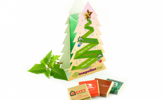 Small Christmas Tree with Belgian Chocolates