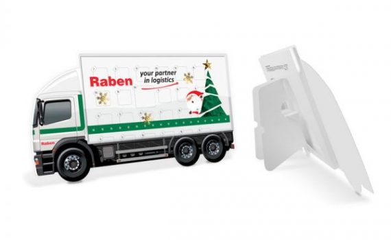 Advent calendar in the individual shape