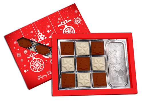 Christmas Tic Tac Toe Chocolate Box