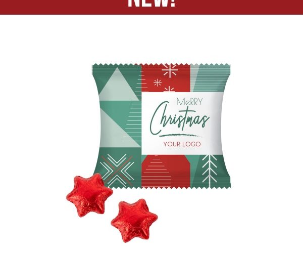 Christmas chocolate 2 stars 8 g