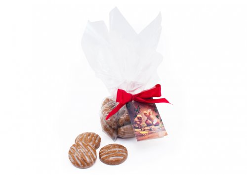 Gingerbreads in Pouches with Wishcards