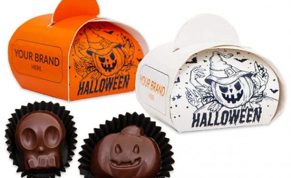 Halloween Chocolates in Coffer Boxes