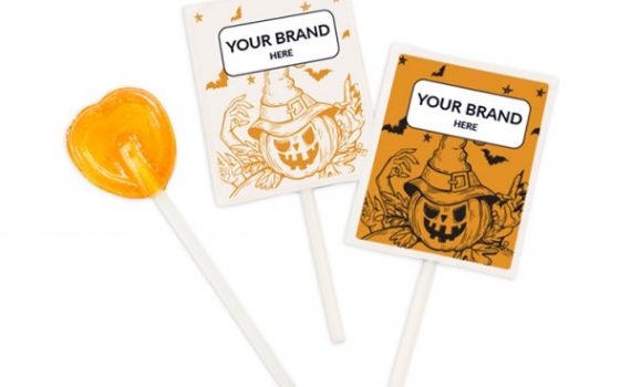 Halloween Lollipops in Paper Bags